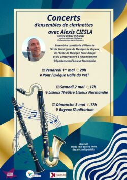 affiche bayeux lisieux pont l'e