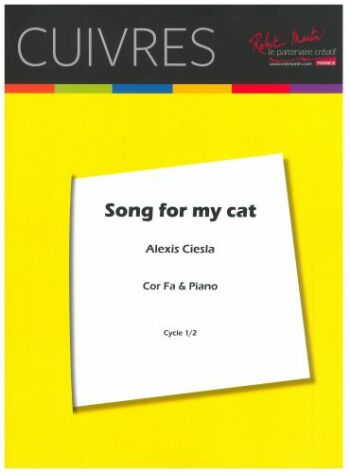 couverture song for my cat editions robert martin hr 34735